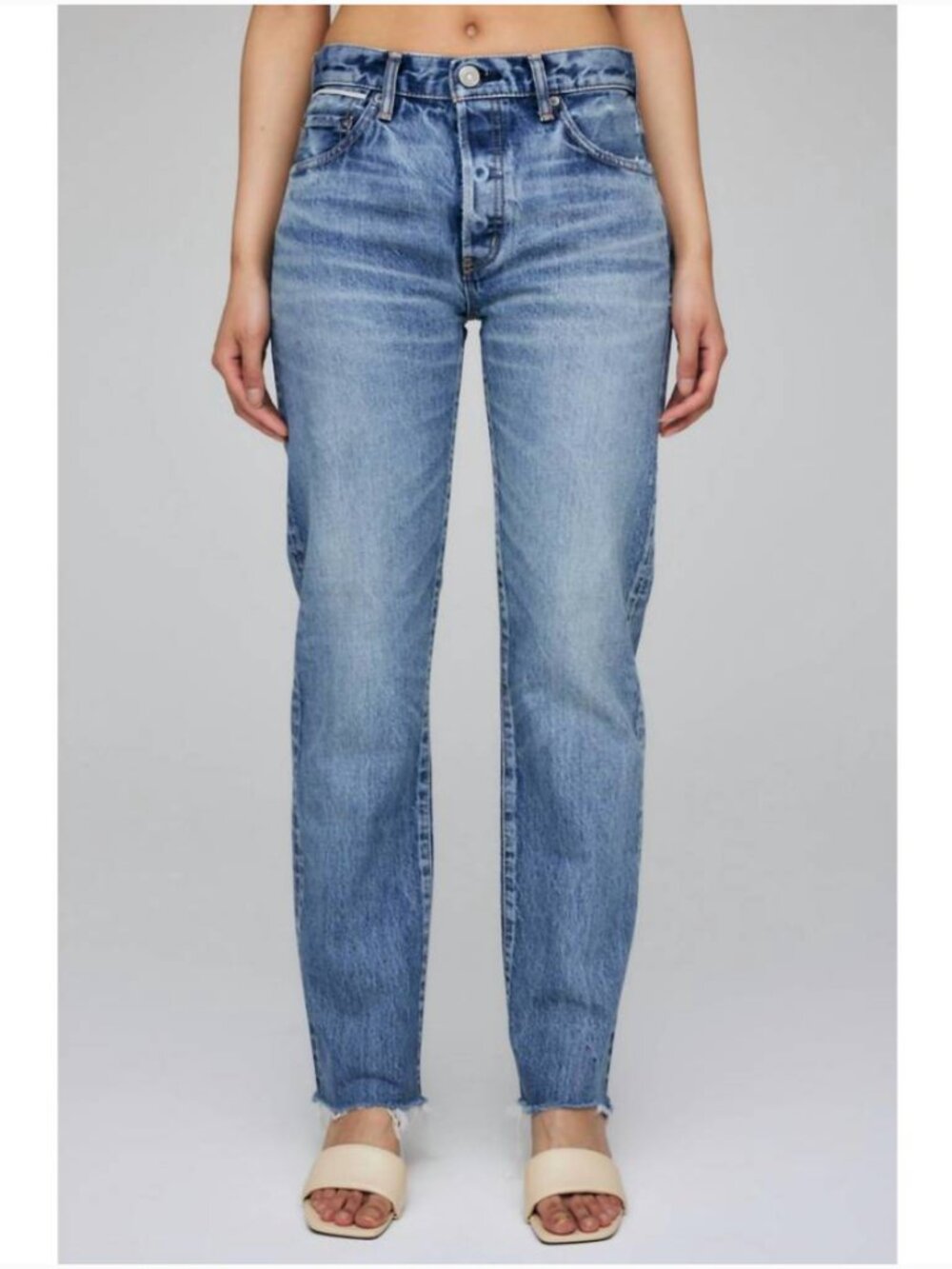 Moussy Vintage Sawdust Straight Jeans